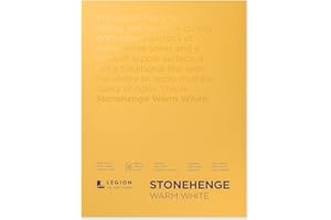 Legion Stonehenge Drawing Paper Pad - 9" x 12", Warm White, 15 Sheets