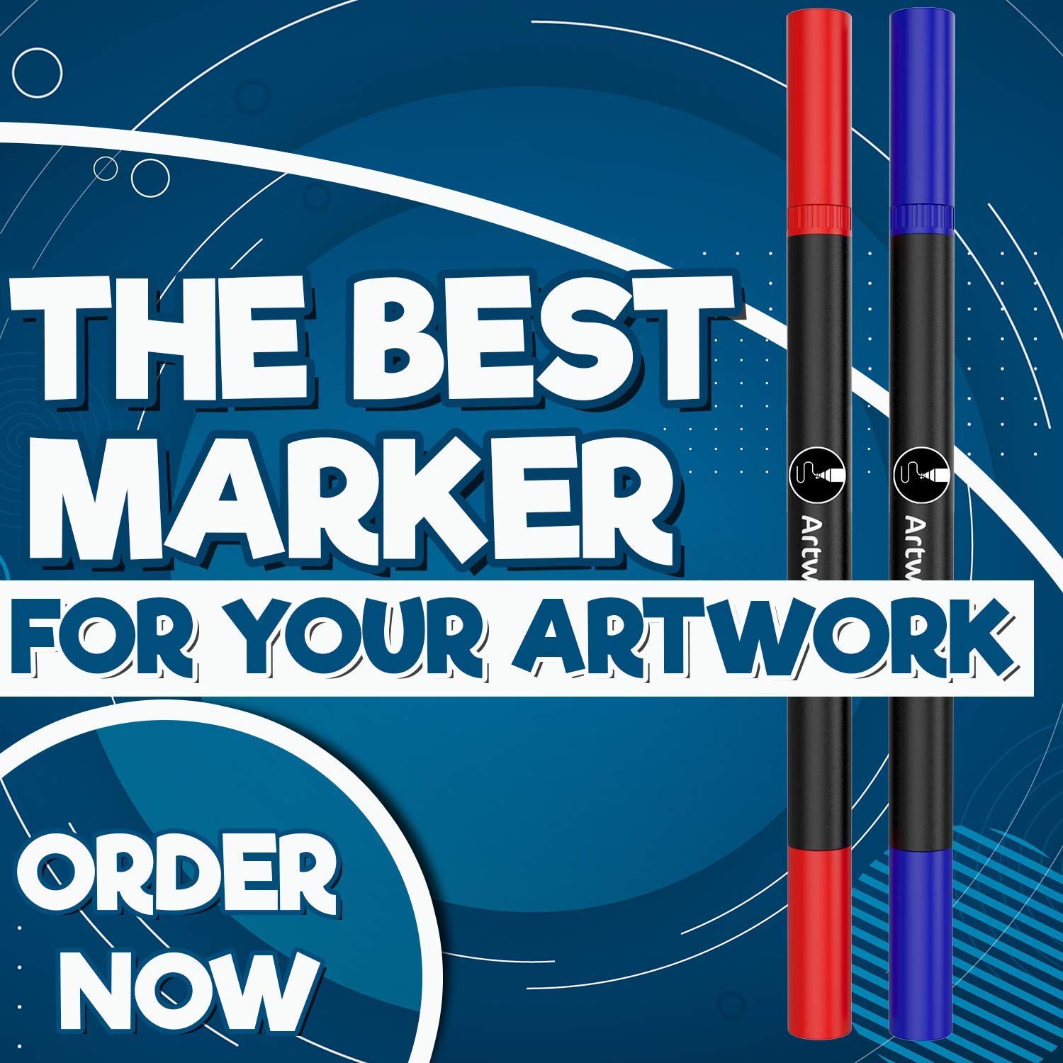 15 Pack Fine Point Brush Marker Pens [Bullet Journal] Dual Tip ArtWerk Colored Brush Pen 0.4 Fineliner Fine Point Markers Set - Dual Tips Art Supplies with Brush Tip - Best for Adult Coloring Books