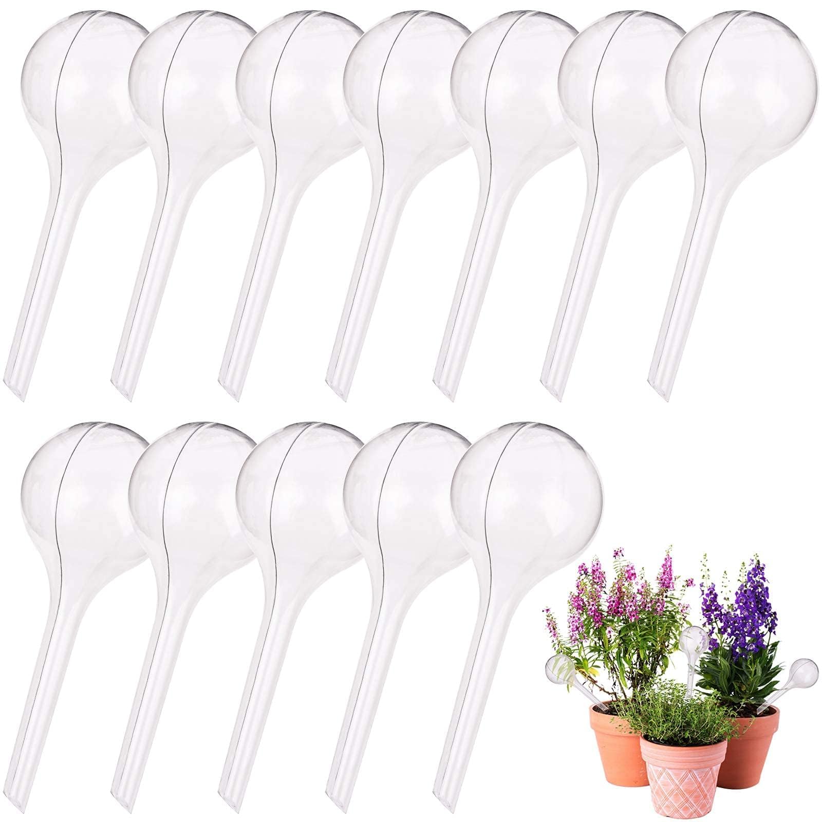 LOCOLO pnd001 12-Count Small Watering Globes, Plant Watering Globes Imitation Glass Watering Bulbs Houseplant Plant Pot Bulbs,PVC Self Watering Irrigation Drippers for Garden,1.96 Inch Diameter