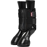 LeMieux Mesh Brushing Boots - Pair of Tough &amp; Durable Protective Horse Boots - Fits Front or Back