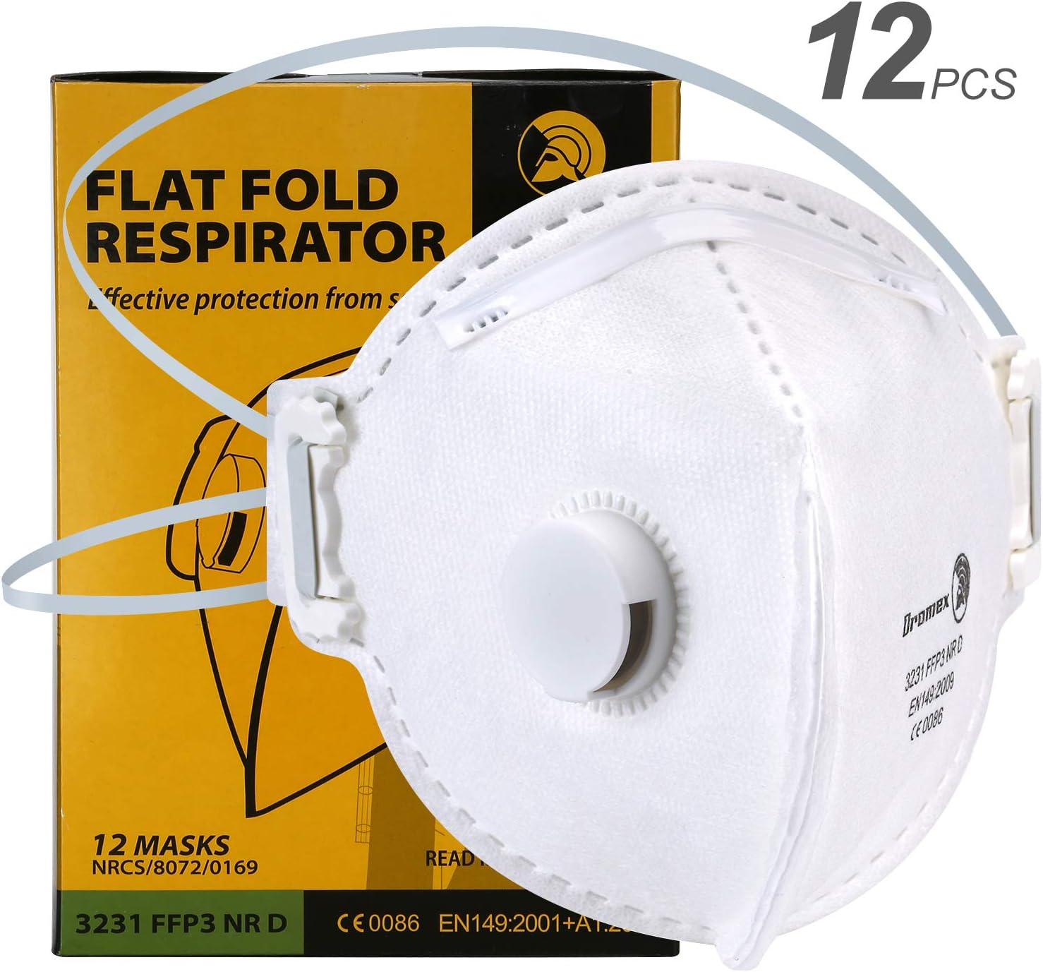 N95 Respirator Face Mask, 9~15 days arrives (FFP3 N95 12 PCS)