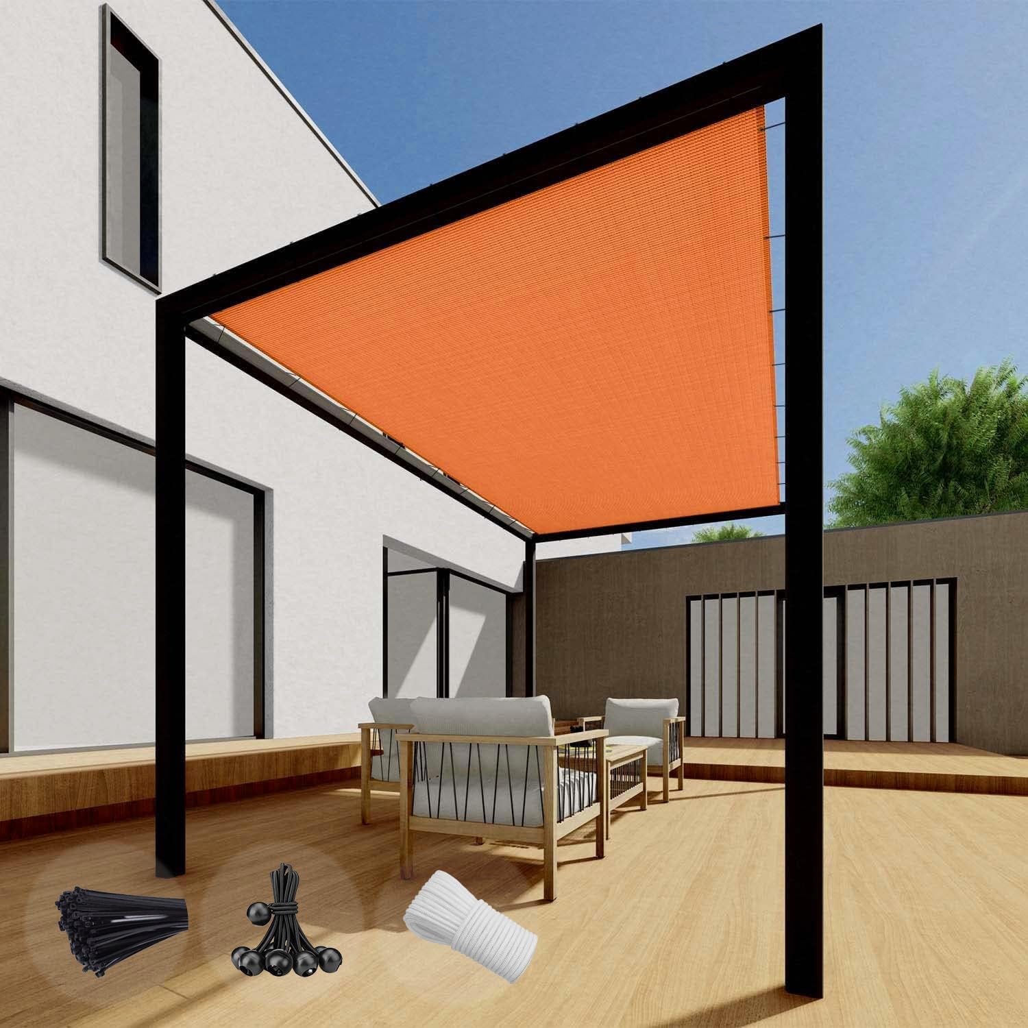 SunnyRoyal 20'x39' Sun Shade Sail Straight Edge