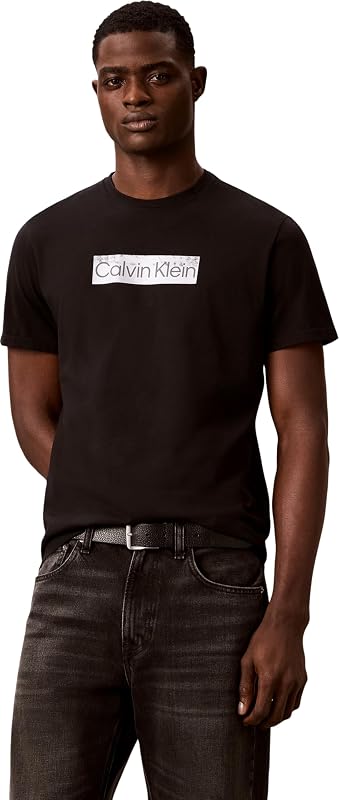 T-Shirts Graphiques pour Homme SS 30S EU SPW Mtl Stndrd Graphic LV04LG811G, Noir (Noir), L