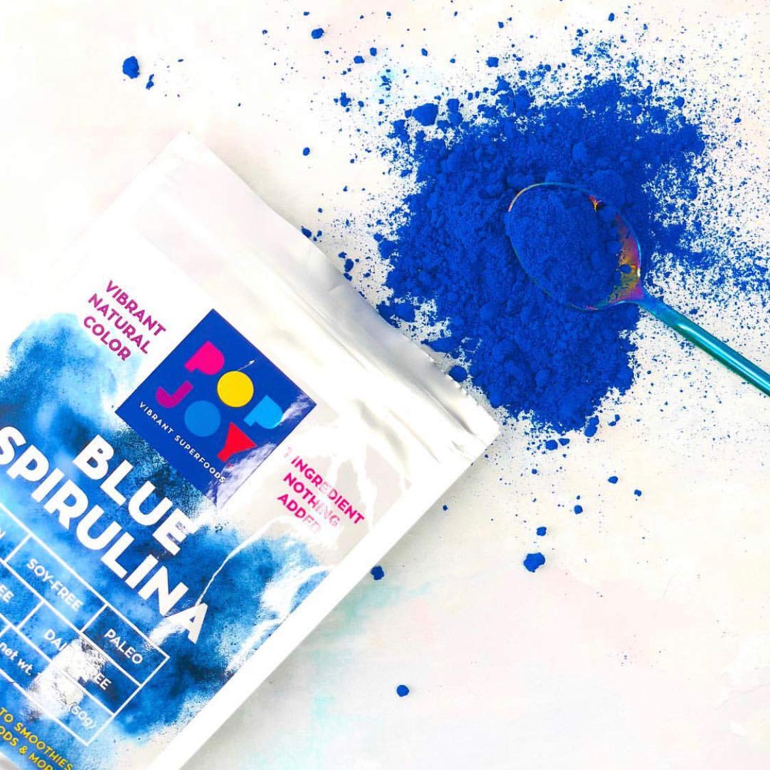 100 Blue SPIRULINA Powder by POPJOY Vibrant SUPERFOODS Buy Online