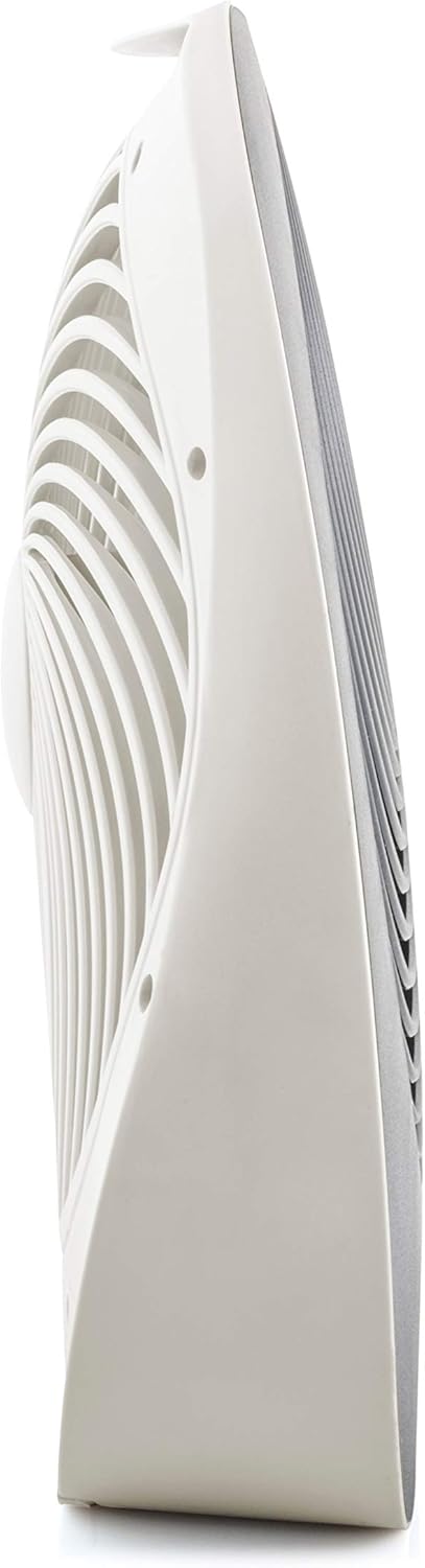 Treva 10-Inch Portable Desktop Air Circulation Battery Fan - 2 Cooling Speeds - With AC Adapter: Garden & Outdoor