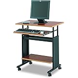 Safco 1925CY Muv Adjustable-Height Desk, Cherry