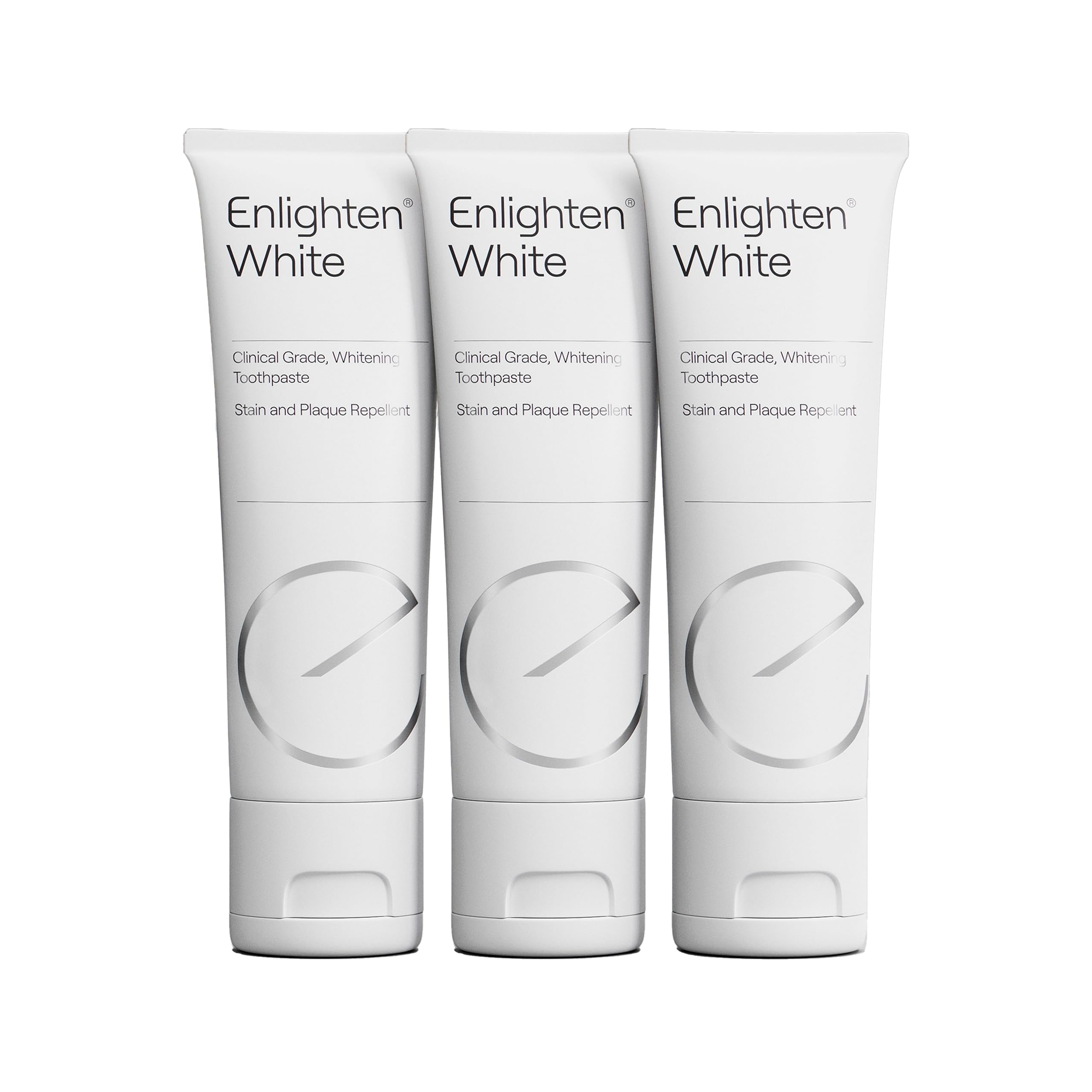 Enlighten White - Fluorid aufhellende Zahnpasta, 75 ml - Zahnschmelzschutz und Zahnaufhellung, für gesunde und strahlend weiße Zähne, von Zahnärzten empfohlen - 3 Stücke