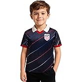 Icon Sports Officially Licensed US Soccer Federation Game Day Shirt - Unisex Kids