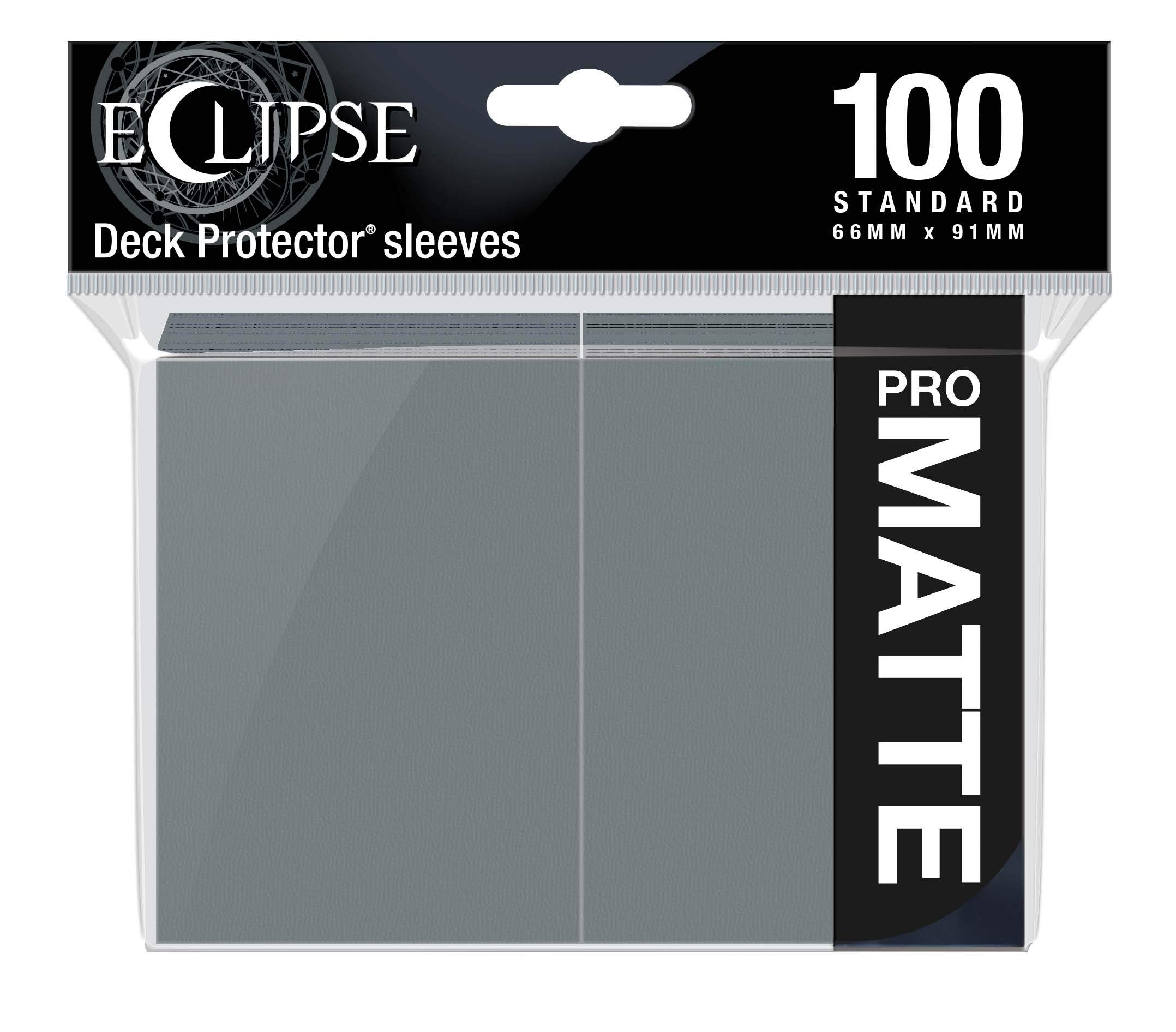 Ultra Pro - Eclipse Standard Matte Sleeves 100 Pack - Smoke Grey