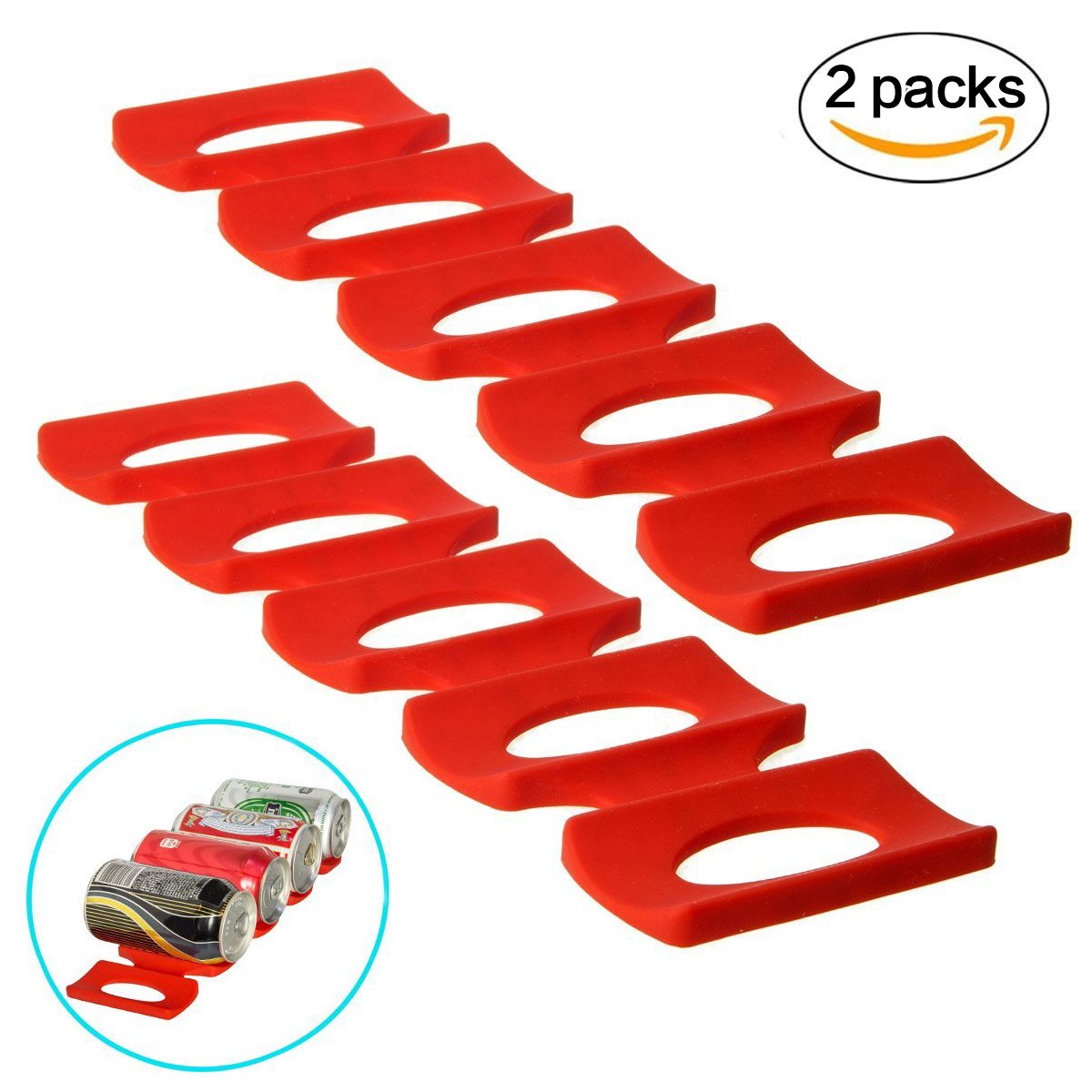 Botella y puede facilmente stacker perfecta gabinete de cocina y nevera storage