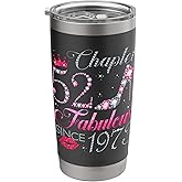 Chapter 52 Fabulous Since 1973 52nd Birthday Gift For Women Stainless Steel Insulated Tumbler