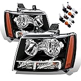 AmeriLite Halogen Car Headlight Pair With Bulbs and