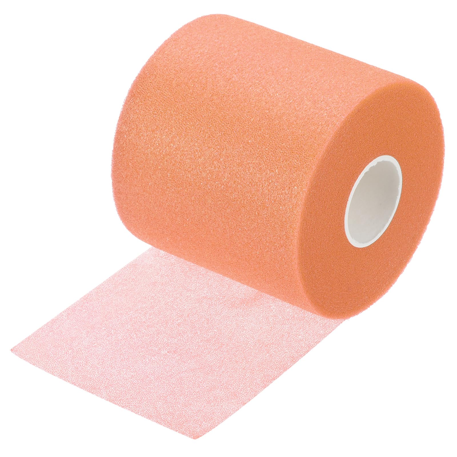 PATIKIL 30 Yard x 2.8 Inch Badminton Grip Cushion Wrap, PU Tennis Racket Grip Tape Backing Film Handle Anti Skid Cushion Accessories, Orange