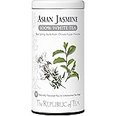 The Republic of Tea – Asian Jasmine 100% White Tea Bags, Steeps 50 Low-Caffeinated Cups