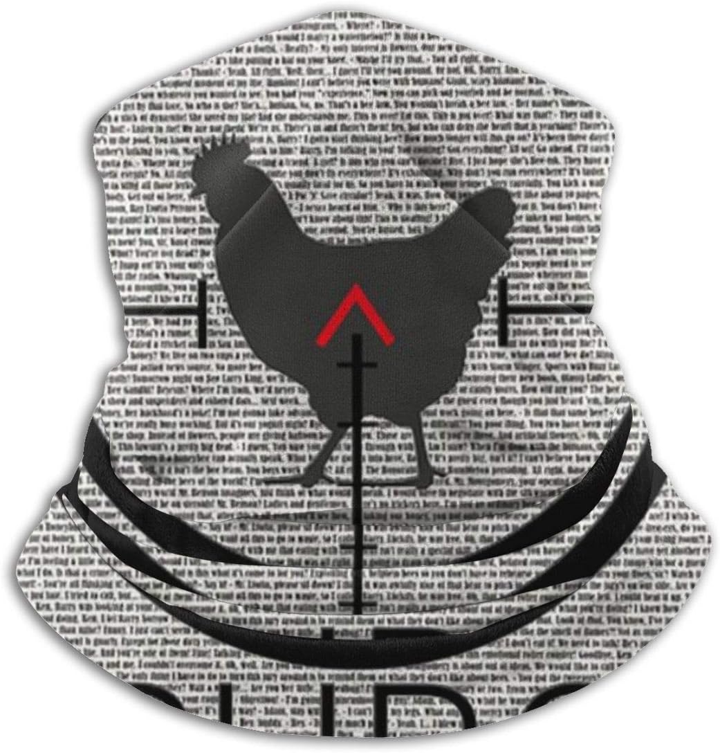 Bandana Sight And Chicken Pubg Neck Warmer Windproof Dust-Free Neck Gaiter Tube Antistatic Skiing Face Scarf Heat Trapping Balaclava Half Mask Headwear