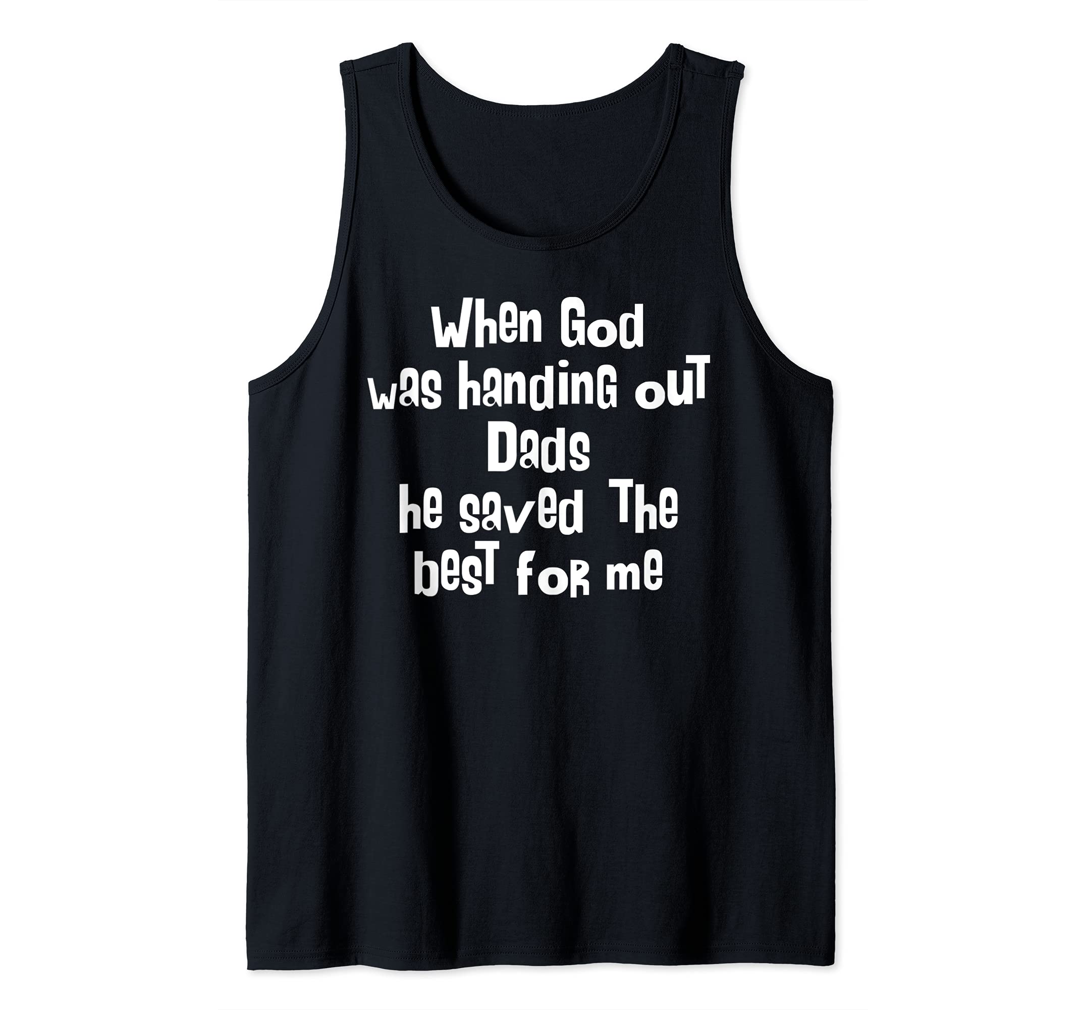 Best Dad Father Figure World's Greatest Father God Tank Top