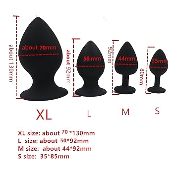 Silikon Big Anal Plug Große Butt Plug Anus Stimulator Sex Produkte, Anal Dilatator Training Riesig