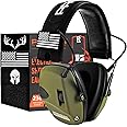 PROHEAR Electronic Ear Protection for Shooting with 4X Sound Amplification, Gun Range Hearing Protection Muffs, NRR 23dB Noise Reduction Headphones for Hunting, Green