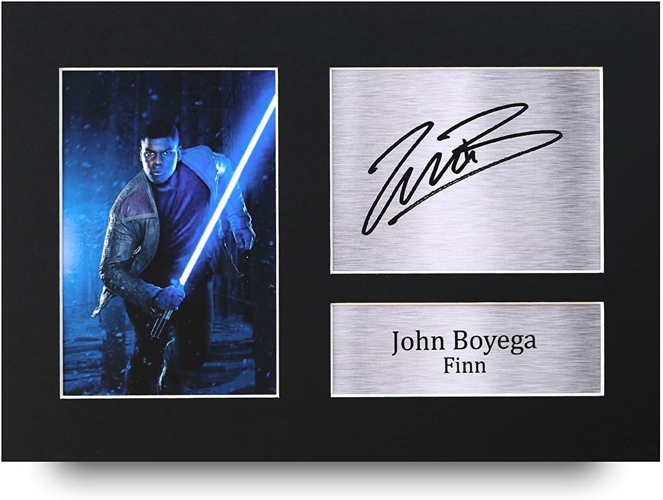HWC Trading John Boyega Gift Signed A4 Printed Autograph Star Wars Gifts Finn Print Photo Picture Display