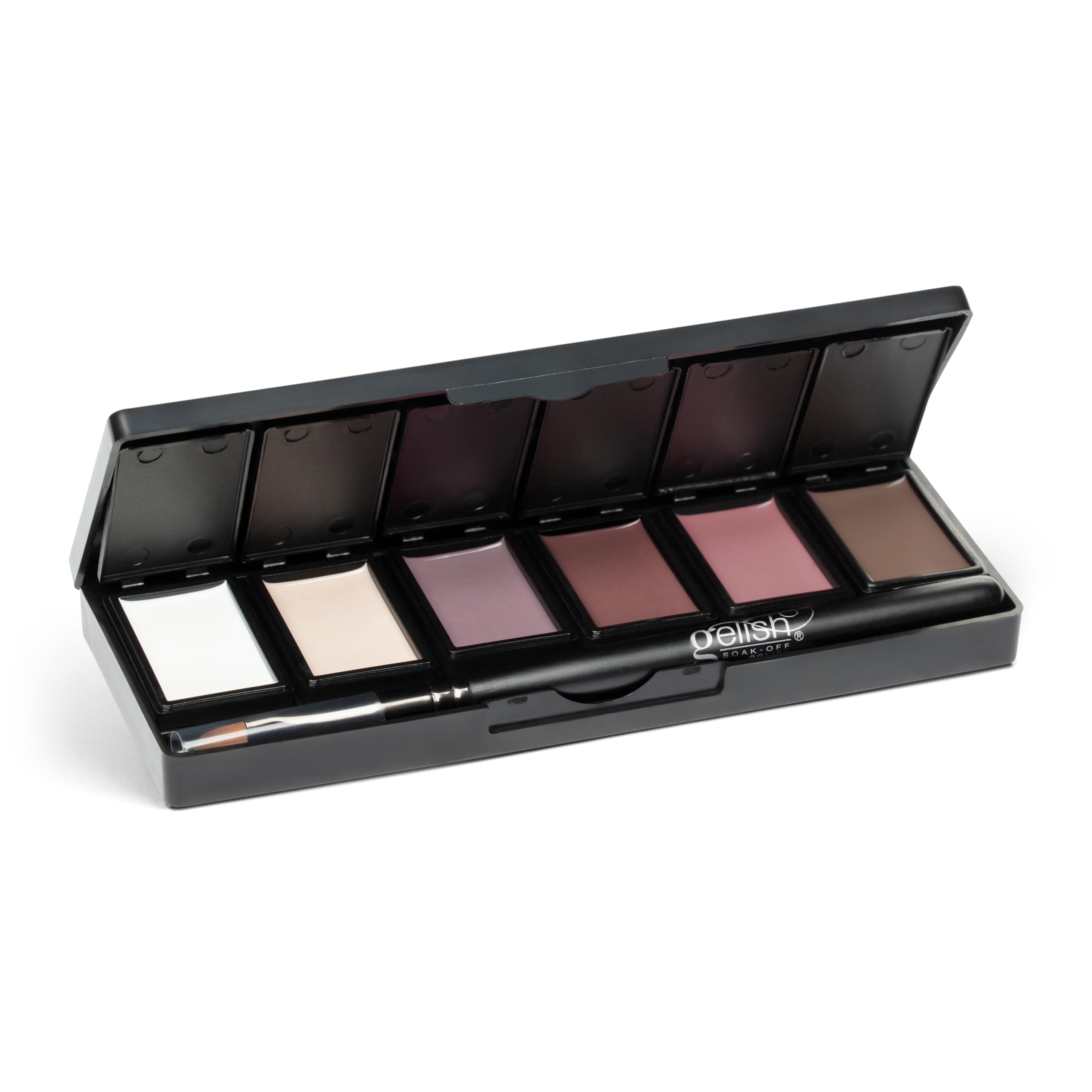 Gelish Cream Gel – Solid Soak-Off Professional Gel Polish for Salon Quality Manicure with Brush, LED Cure, Long-Lasting, High Shine, Easy Application (Act Natural)