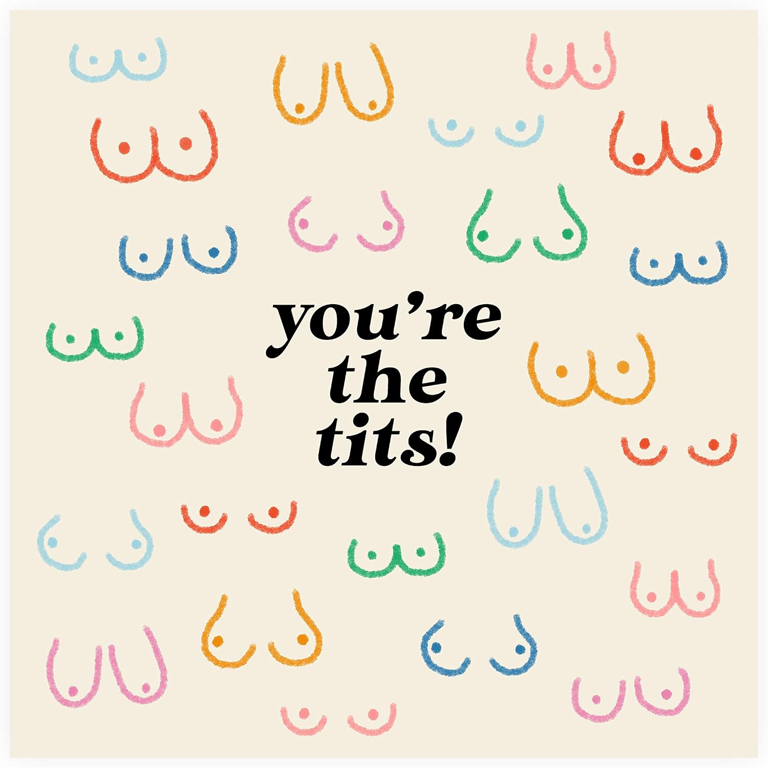 Central 23, Funny Birthday Card for Friends, 'Youβre The Tts', Humorous Birthday Cards for Women Wife Sister - Image 3