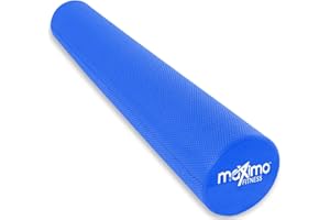 Maximo Fitness Foam Roller– 36" x 6" Exercise Rollers for Trigger Point Self Massage & Muscle Tension Relief - Massager for Back, Fitness, Physical Therapy, Exercise, Pilates and Yoga