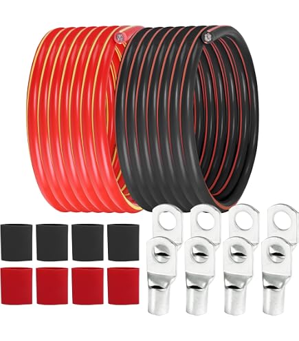 15 Feet 2 AWG Black Welding Battery Cable – Pure Copper, Ultra-Flexible, 600V, -50°C To +105°C – Made In USA – For Car, Inverter, RV, Solar, Marine