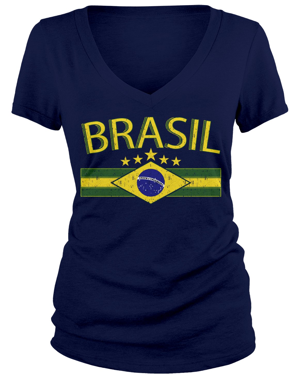 S Brasil Flag And Country Emblem Brazil T Shirt Stellanovelty