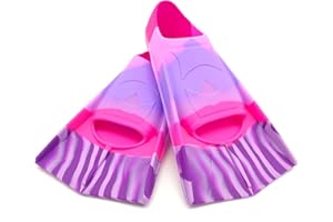Gugmoy Limited Edition Swimming Training Fins,Comfortable Silicone Swim Fin for Swimming and Diving,Size Suitable Beginners Kids Girls Boys Adults