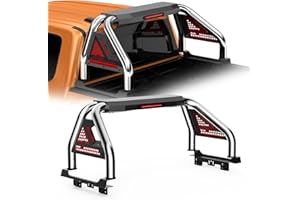 KURMT Roll Bar for Pickup Truck Full Size Trucks, Adjustable Chase Rack Sport Bar Compatible with Toyota Tacoma,Tundra, Gladiator JT, for GMC Canyon/Chevrolet Colorado, Ranger, Ridgeline, Frontier