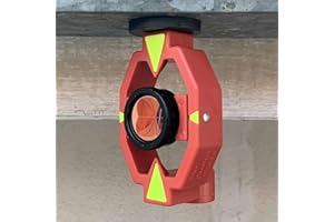 Mini prisme avec base magnétique pour station totale de type suisse, décalage de 17,5 mm (décalage de 17,5 mm)