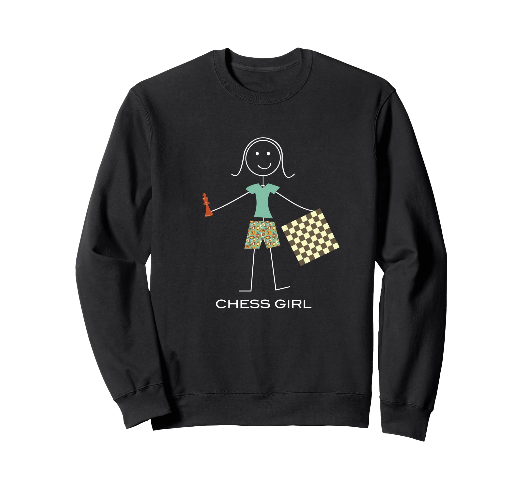 Funny Womens Chess Girl Chess Player Sweatshirt