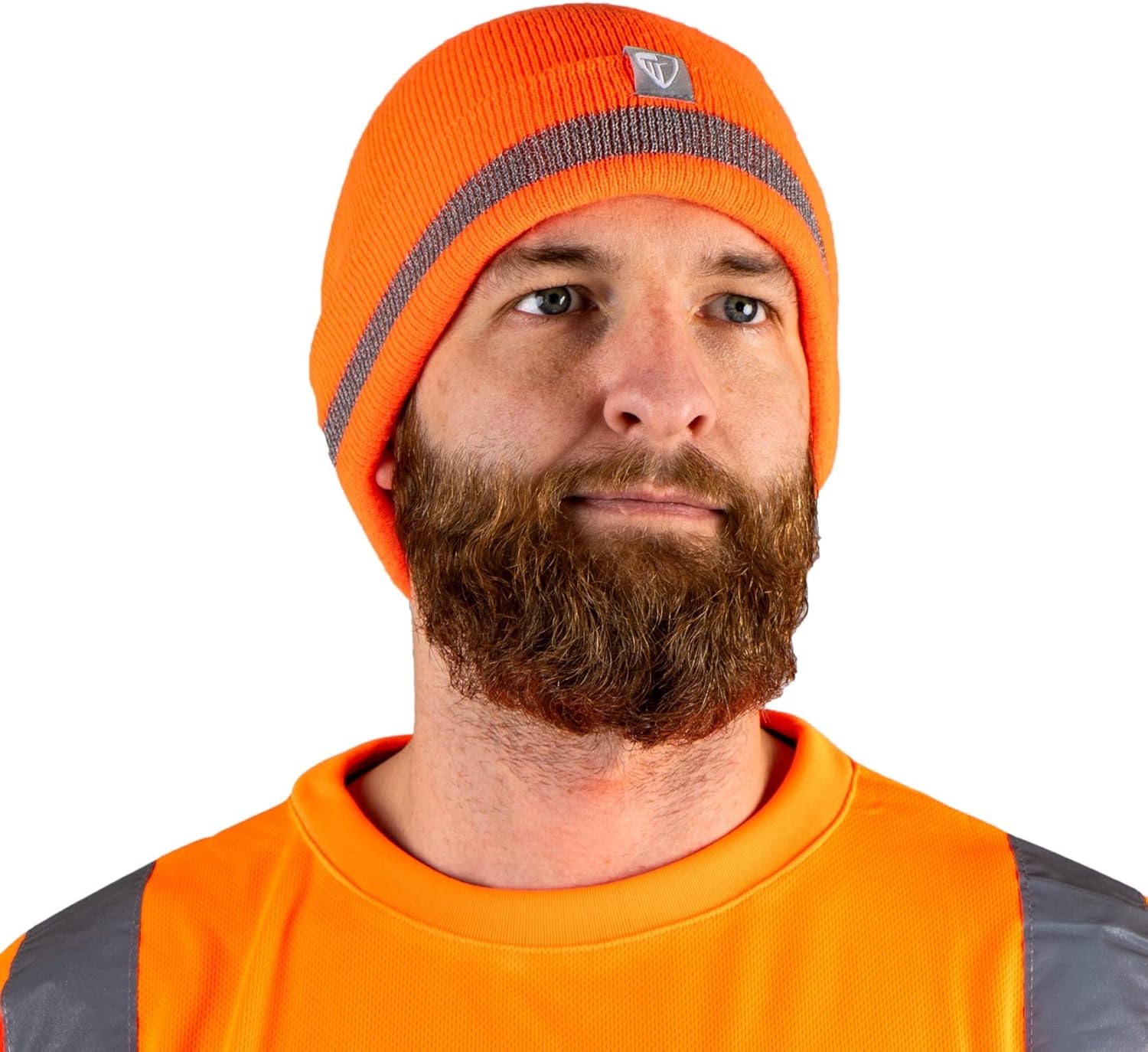 orange winter hat