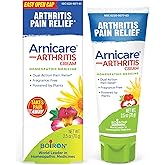Boiron Arnicare Arthritis Cream for Pain Relief of Knees, Hands, Wrists, Elbows, Joints & Muscles – Quickly Absorbed & Fragrance-Free – 2.5 oz