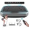 2025 Upgrade Vibration Plate Exercise Machine, Tawom Vibration Plate for Lymphatic Drainage,Whole Body Fitness Platform for Weight Loss,Body Toning,Dynamic Workout Lights,Home Gym Workout