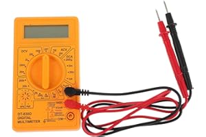 AUTSUPPL Portable Digital Multimeter Voltage Amp Ohm Tester Compact Electric Tester Tool for Automotive Home