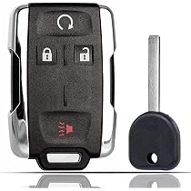 Replacement Keyless Remote Key Fob For 2014-2019 GMC Sierra - Compatible With 13580082, M3N-32337100