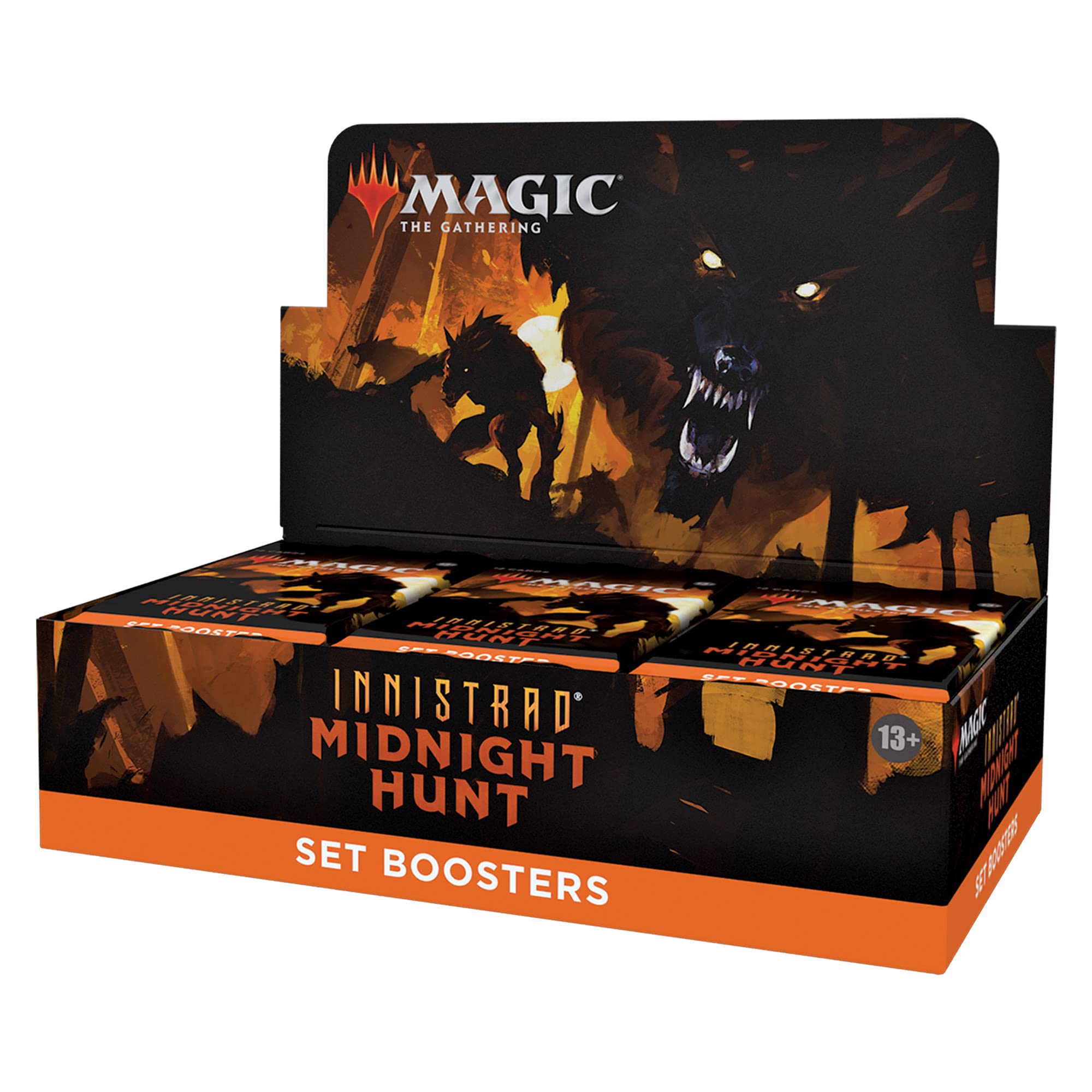 Magic The Gathering Innistrad Midnight Hunt Set Booster Display (30 Count), Multicolor, C89530000