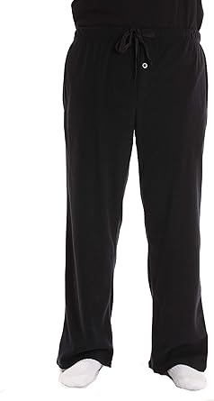 mens black and white buffalo plaid pajama pants