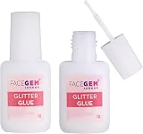 FACEGEM LONDON Body Glue for Tattoos and Glitter Makeup 2 x 7g view 9