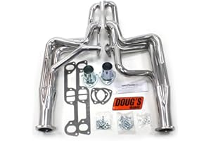 Doug's Headers D564 1-3/4" 4-Tube Full Length Metallic Ceramic Coated Exhaust Header for Pontiac GTO 326-455 64-67
