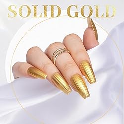 PrettyDiva Nail Powder Gold Chrome Nail Powder