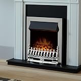 Adam Truro Cream Fireplace 41 Inch with Blenheim Chrome Electric Fire view 5