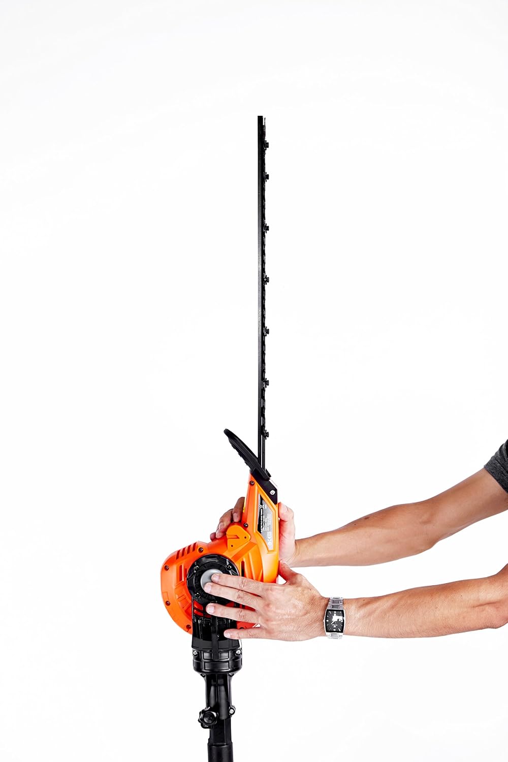 eSkde LPHTCS1 Long Reach Telescopic Pole Hedge Trimmer Chainsaw Combi