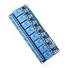 ELEGOO 8 Channel DC 5V Relay Module with Optocoupler Compatible with ...