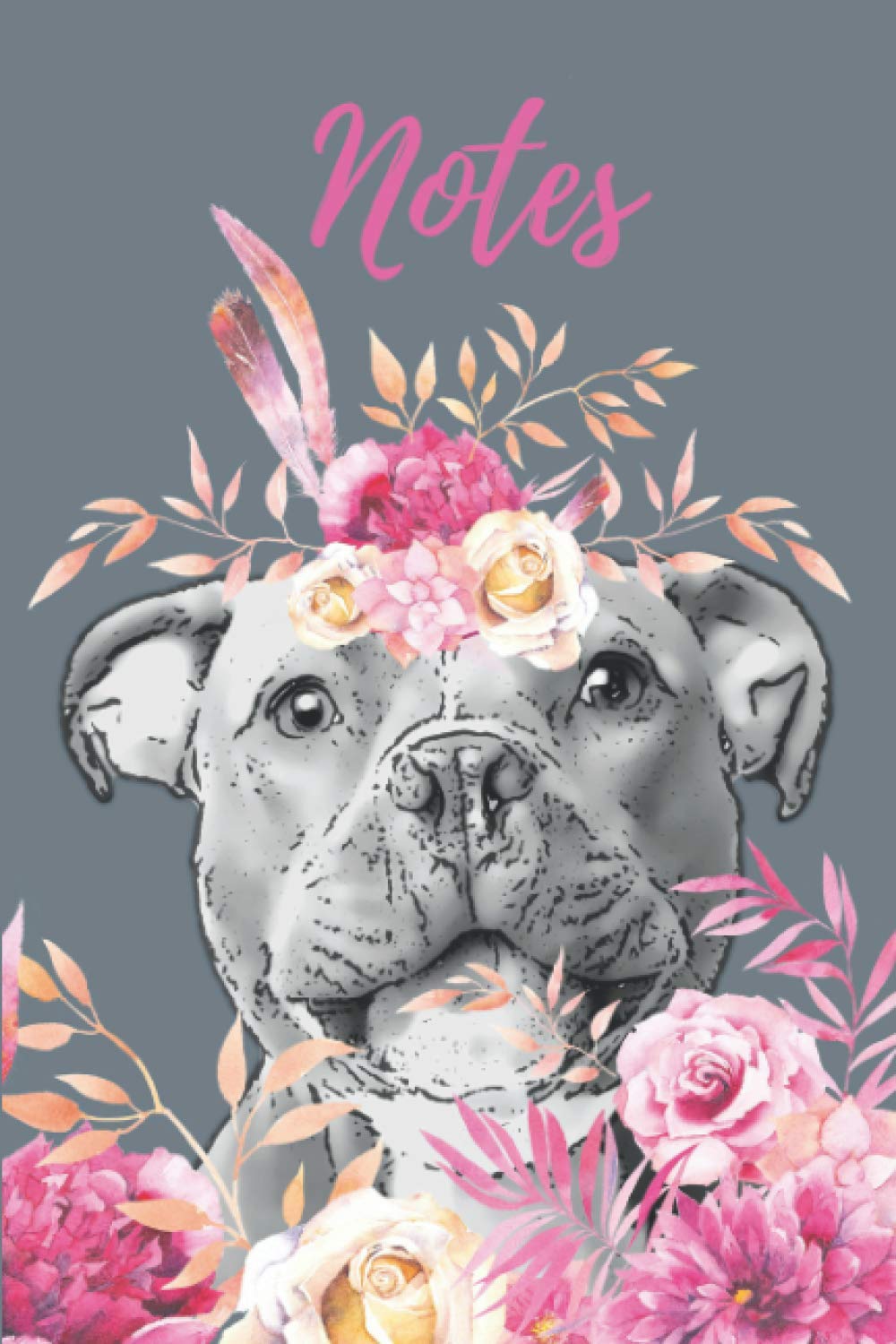 Notes: Cute Staffordshire Bull Terrier Notebook - Medium Lined Exercise Book for Staffie Lovers - 9 x 6 inches with 120 Pages - Staffy Gift (The Sassy ... Bull Terrier Notebook Collection)