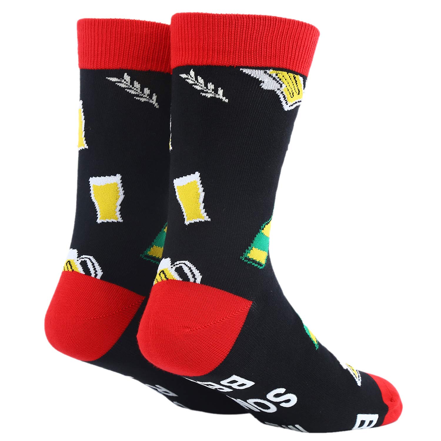 Mens If You Can Read This Socks Funny Saying Novelty Crazy Crew Socks Beer Wine Tea Tacos Food Socks