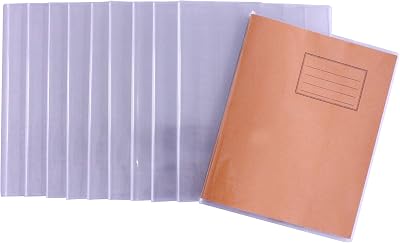 Bright Ideas Clear PVC Book Covers 338x211mm 250 micron PK10 BI9002