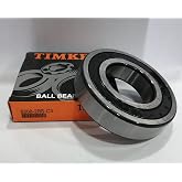 Timken 6208-2RS-C3 Deep Groove Ball Bearing, Nomenclature, Light, 40 mm Bore Diameter, Two Contact Seals, Loose Internal Clearance, 80 mm Diameter, 18 mm Width