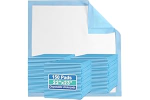 SOFYFINE Incontinence Bed Pads Disposable Adult 22"x23" (150 Pcs), Absorbent Nursing Underpads Women Postpartum Chucks Waterproof Pee Pad for Elderly Baby and Puppy